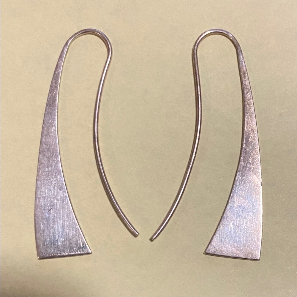 Sweet vintage sterling earrings-unique